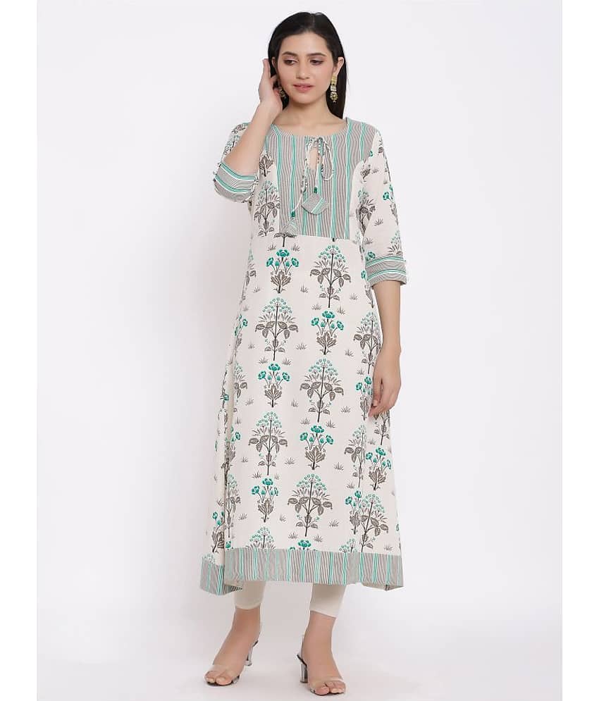 SAART BUNAAI - Multicolor Cotton Women's Asymmetrical Kurti ( Pack of 1 ) - Kurtis, Tunics | Buy online on ZillyBuy