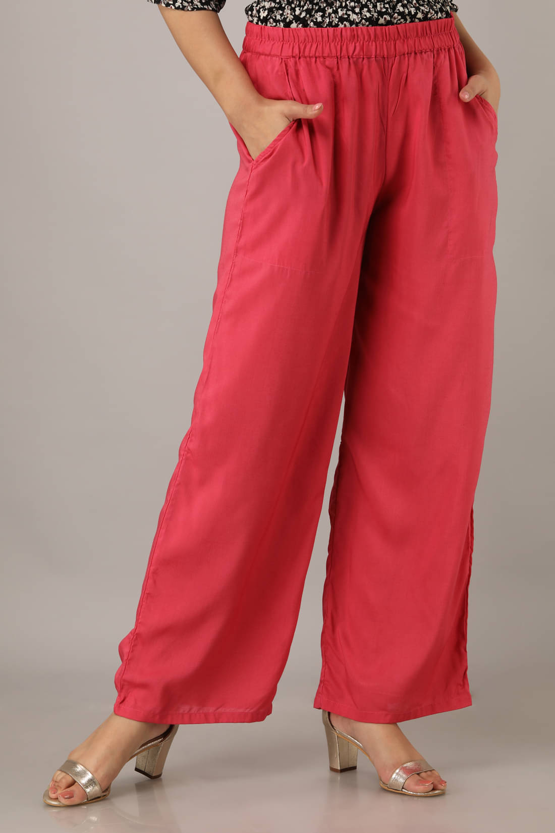     			SAART BUNAAI Rayon Palazzos