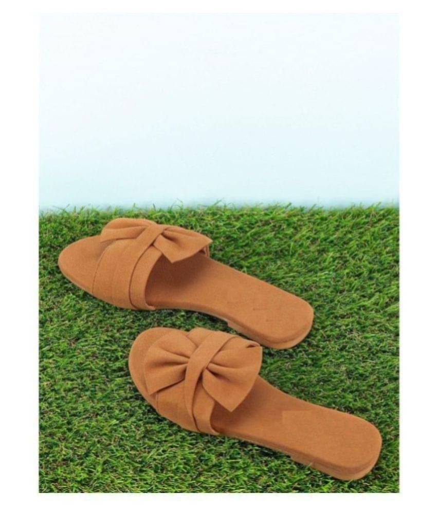     			Apratim Brown Flats