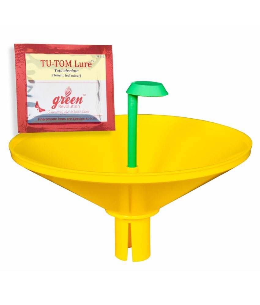     			Combo Pack of 5 Water Pheromone Trap with Tu-Tom Pheromone Lure for Tomato Leaf Miner (Tuta Absoluta)