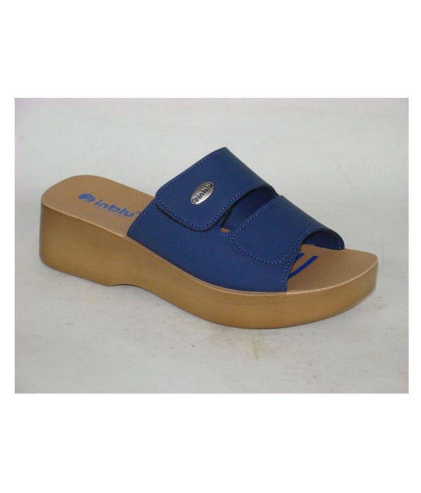     			Inblu Blue Flats
