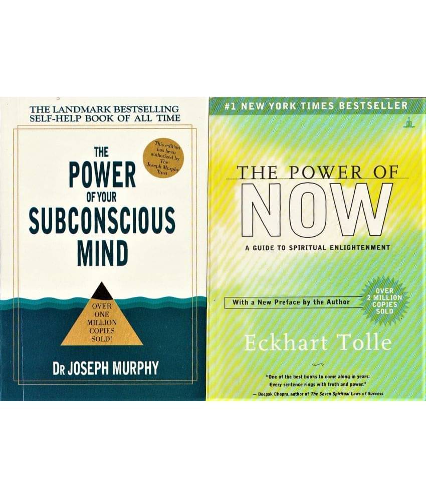 TWO BOOK SET,THE POWER OF YOUR SUBCONCIOUS MIND BY JOSEPH MURPHYANDTHE POWER OF NOW BY ECKHART TOLLE. TWO BOOK SET,THE POWER OF YOUR SUBCONCIOUS MIND BY JOSEPH MURPHYANDTHE POWER OF NOW BY ECKHART TOLLE.