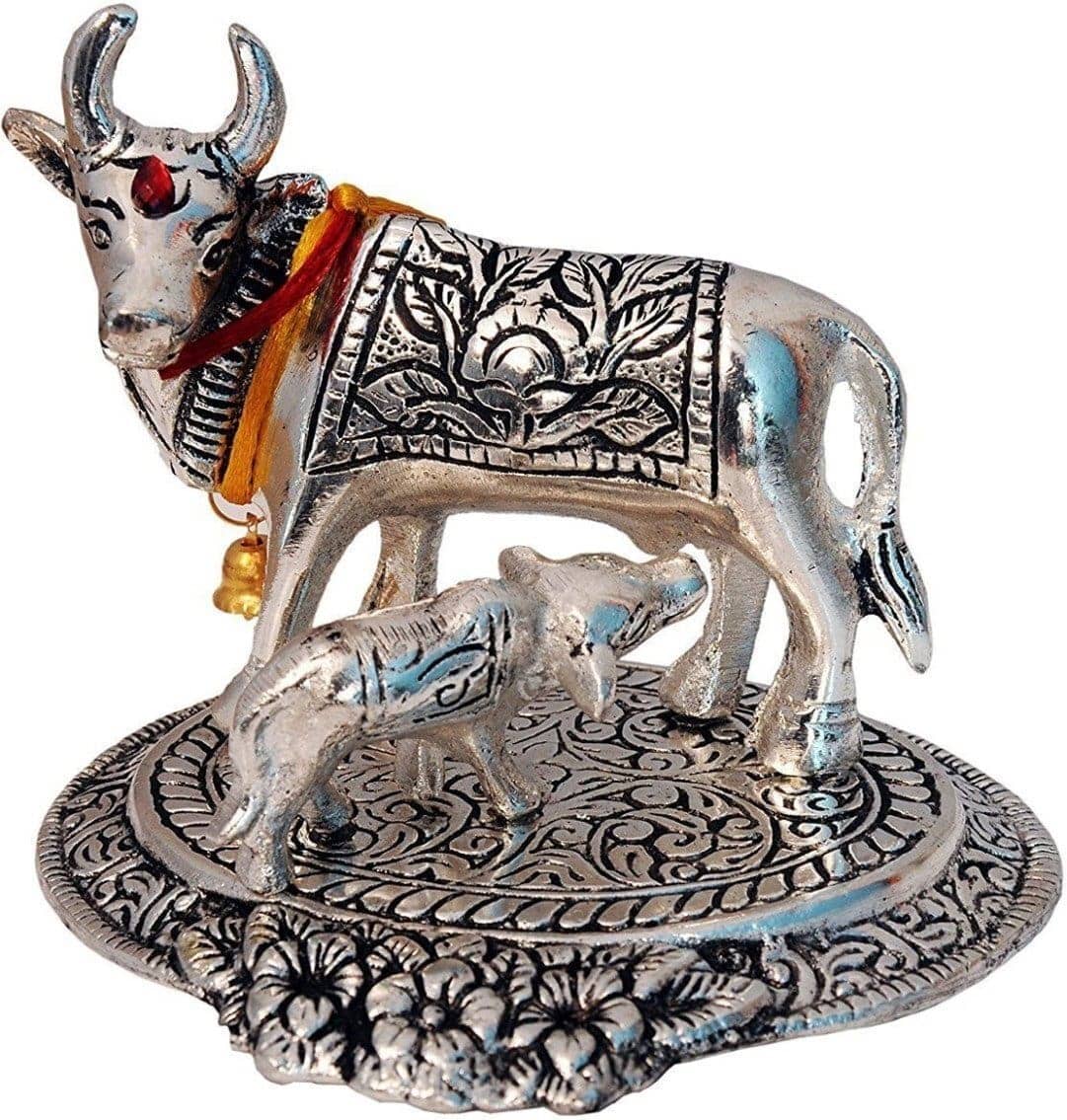 KANHA ROYAL - Cow and Calf Silver Idol