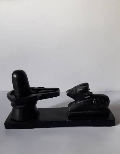 Shree banke bihari handicraft Nandi Pindi Idol ( 4 cm )