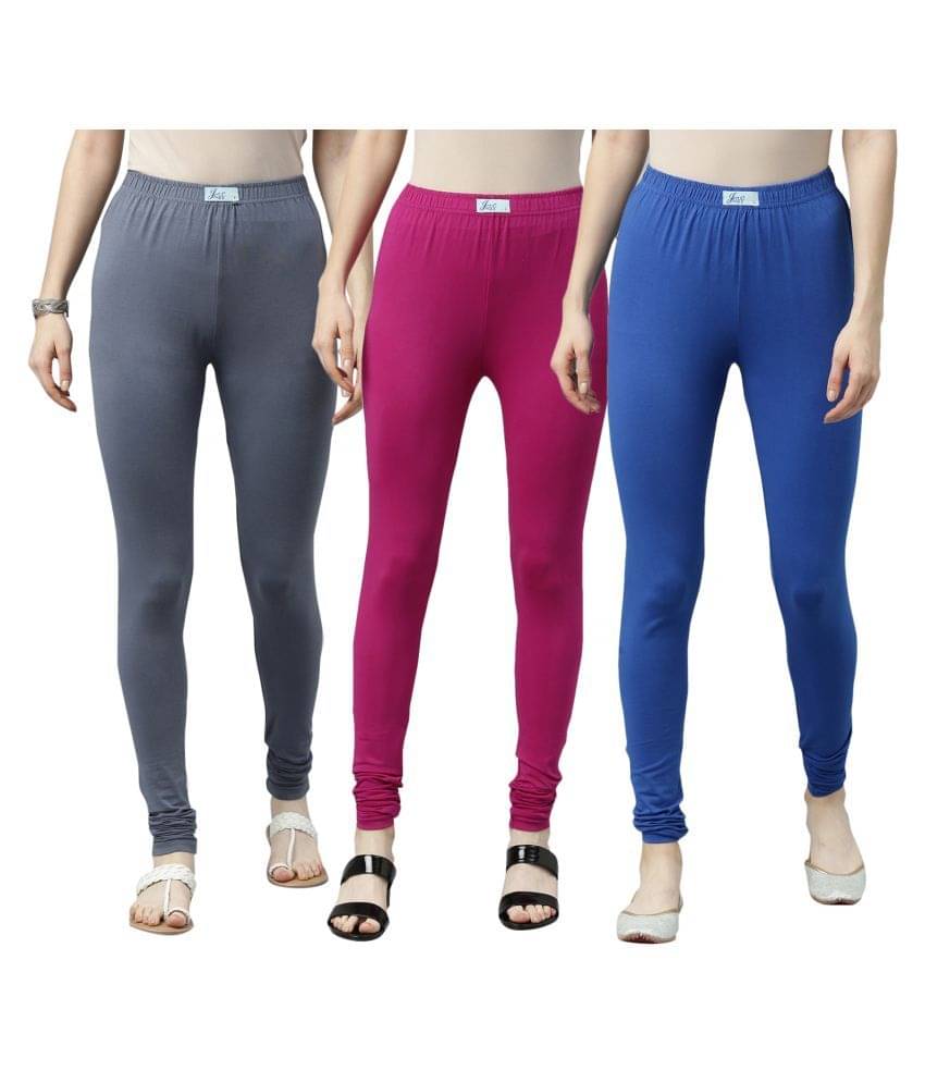     			Jcss Viscose Pack of 3 Leggings