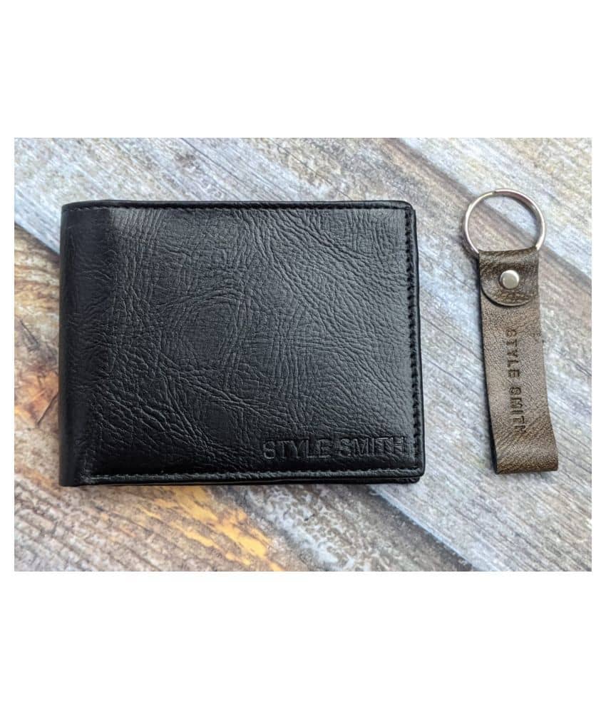 Style Smith - Black PU Men's Regular Wallet ( Pack of 1 ) - Handbags | Buy online on ZillyBuy