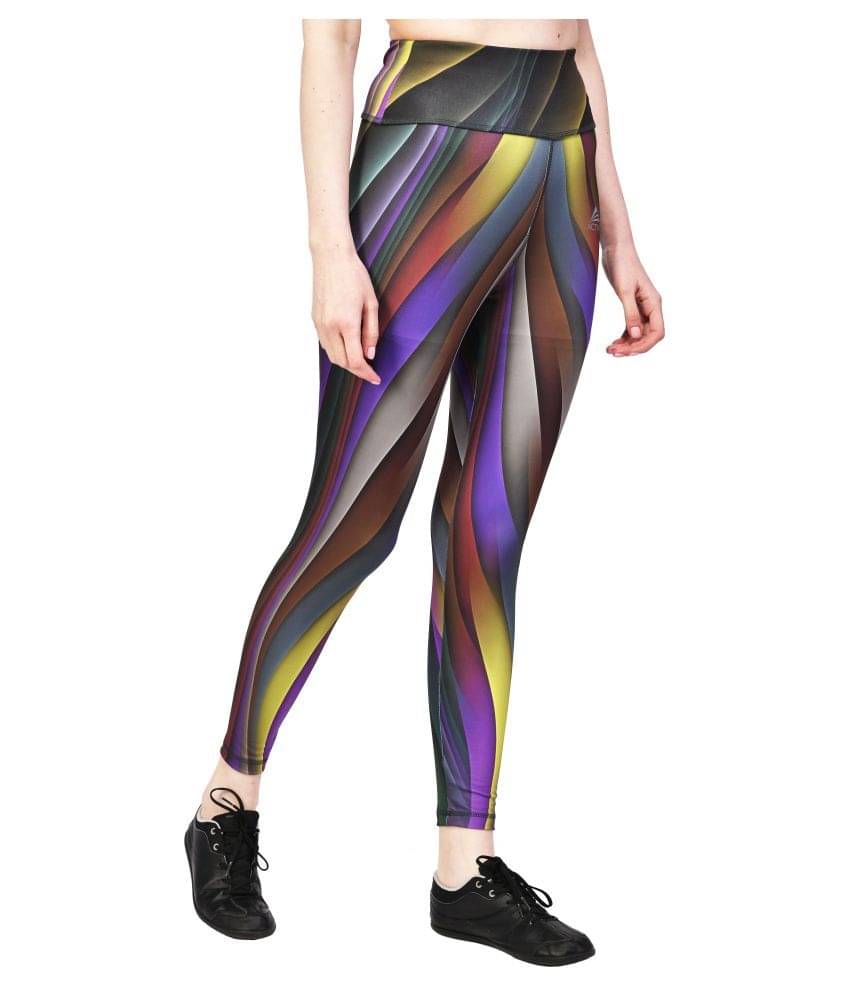     			ACTIWIN Multi,Multi Color Polyester Lycra Abstract Tights