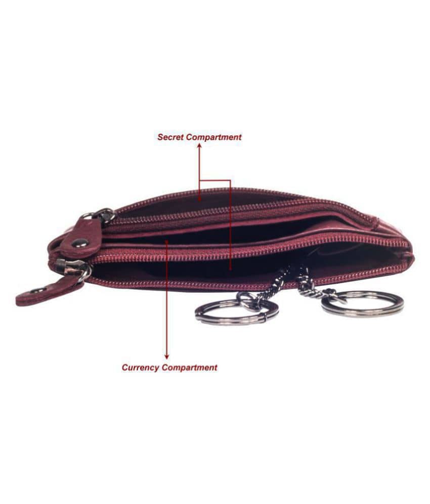 Calfnero Genuine Leather Key Case/Coin Wallet