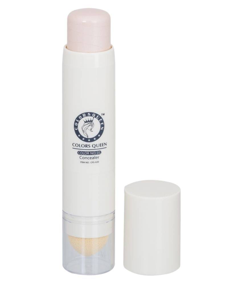     			Colors Queen Pearl Concealer with Inbuild Cusion for blend 6ml, Natural (Shade - 03)