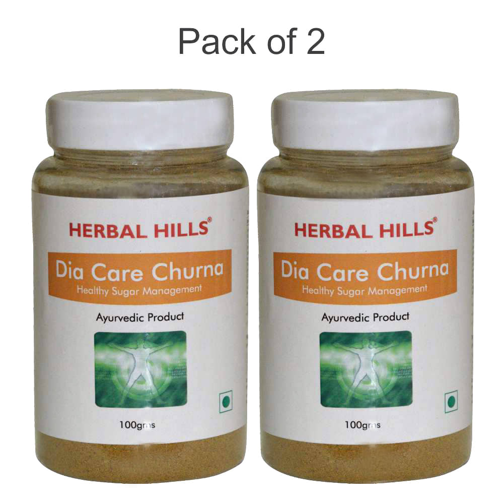 Herbal Hills Dia Care Churna Powder 100 Gm Pack of 2