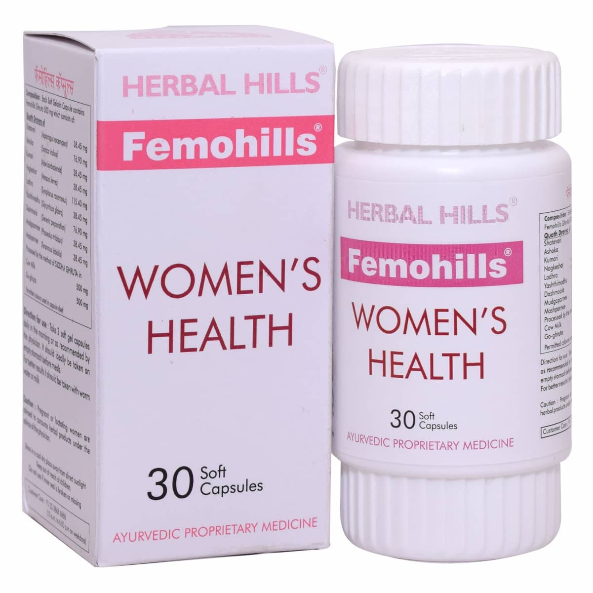 Herbal Hills Femohills Women'S Health Capsule 30 No.S Pack of 1