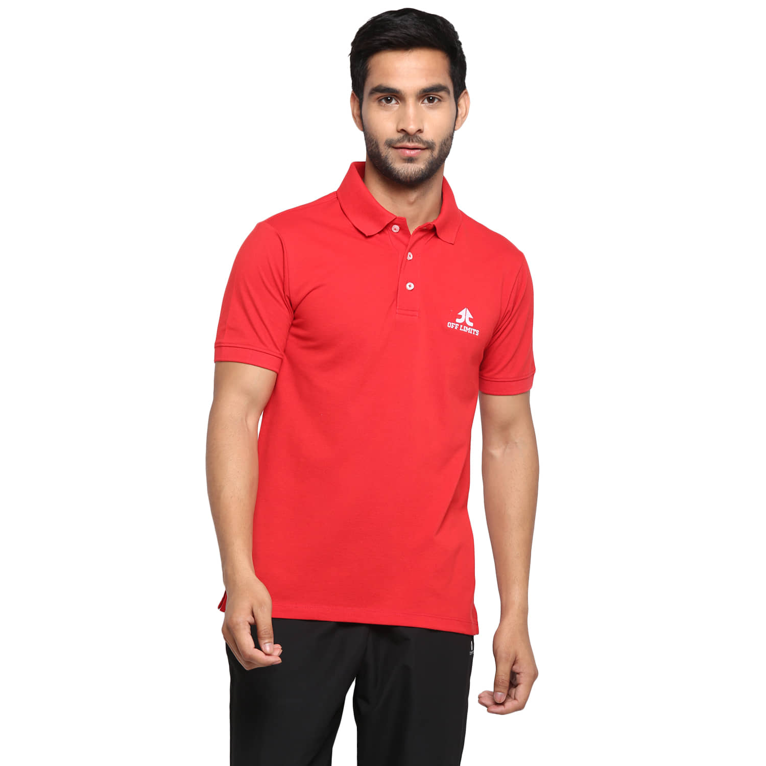 OFF LIMITS - Red Polyester Regular Fit Men's Sports Polo T-Shirt ( Pack of 1 )