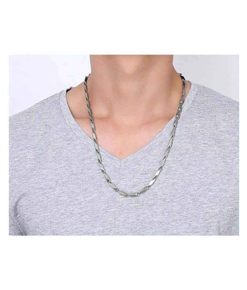 Maliyaas Silver Plated Chain ( Set of 1 )