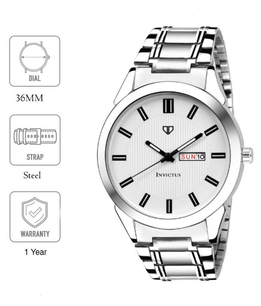     			Walrus Day & Date Metal Analog Men's Watch