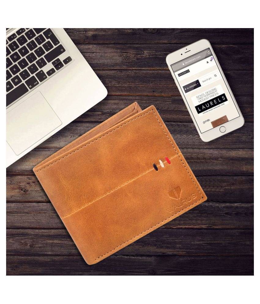     			Walrus Leather Tan Casual Regular Wallet