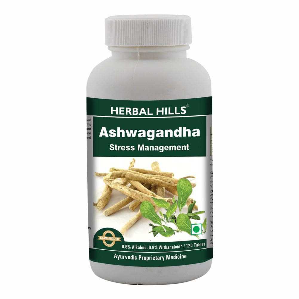     			Herbal Hills Ashwagandha Tablet 120 no.s Pack Of 1