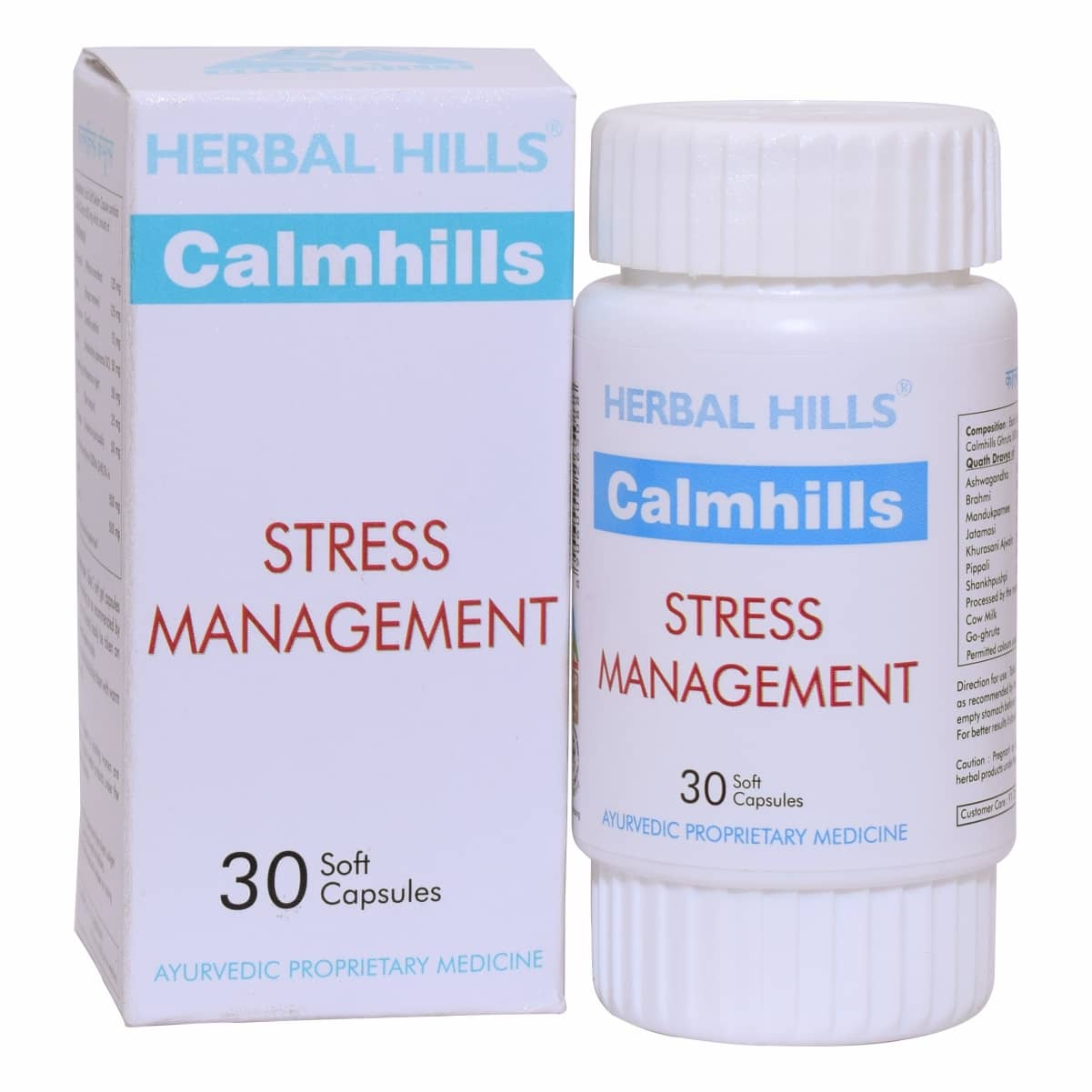 Herbal Hills Calmhills Stress Managemnet Capsule 30 No.S Pack of 1
