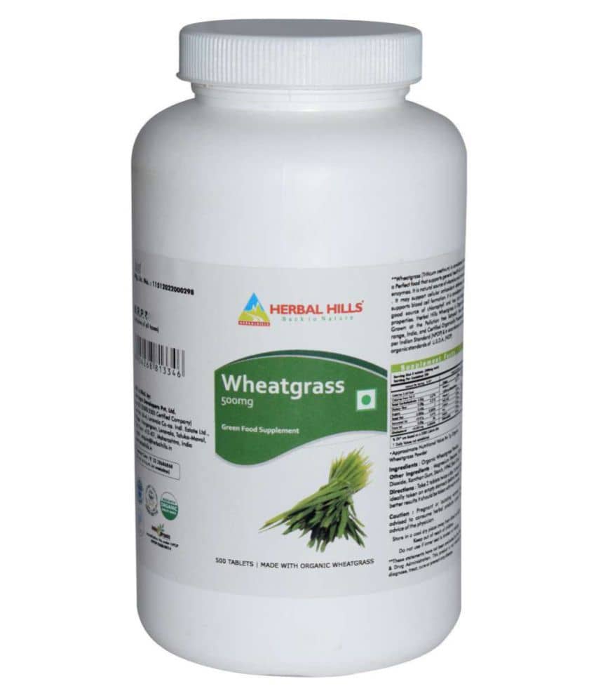 Herbal Hills Wheatgrass Super Saver Pack Tablet 500 No.S Pack of 1