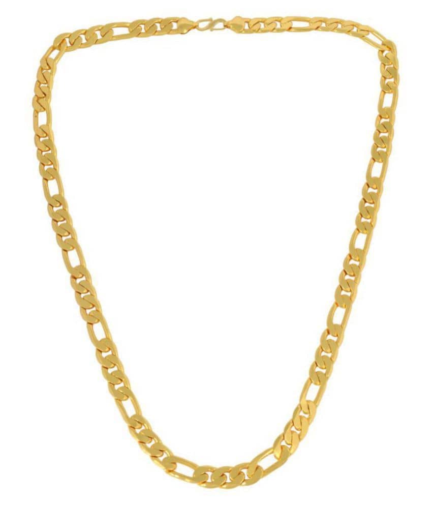 Jewar Mandi Gold Plated Chain ( Set of 1 )