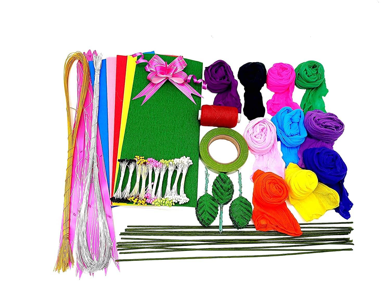 PRANSUNITA Other Complete Flower Making kit For Beginners ( Pack of 1 ) PRANSUNITA Other Complete Flower Making kit For Beginners ( Pack of 1 )