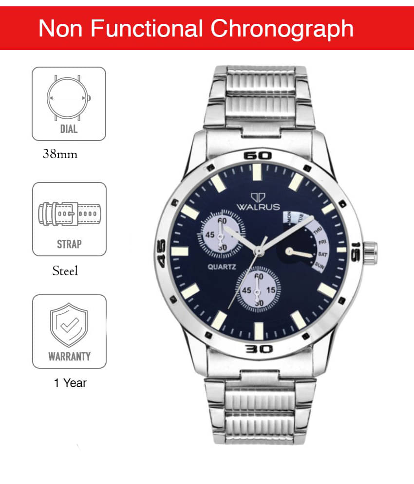     			Walrus Logan Stainless Steel Analog Men's Watch