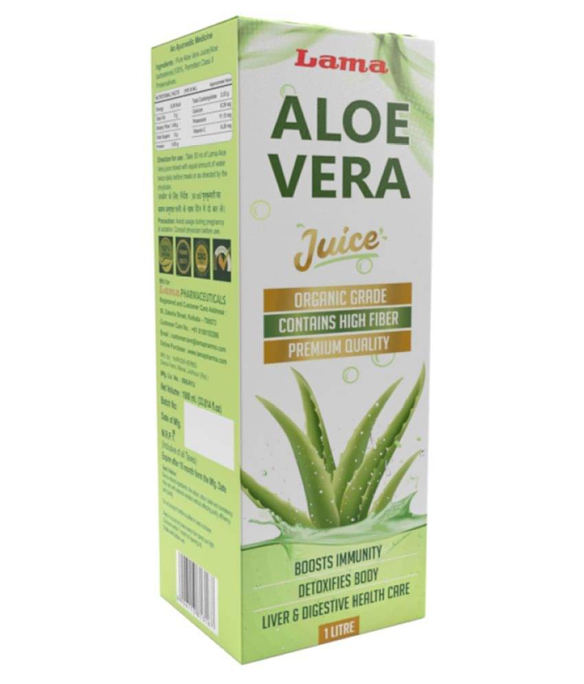     			lama Aloe Vera Juice Liquid 1000 ml Pack Of 2