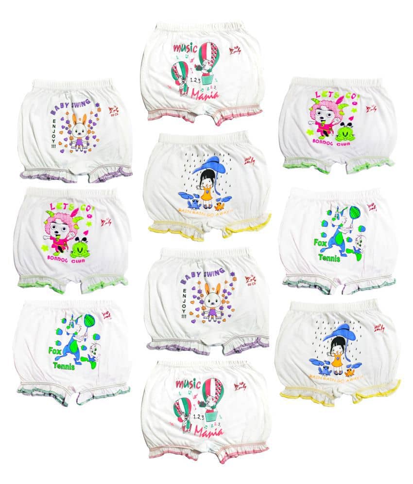HAP Pack of 10 Boys Cotton Briefs ( Multi Color ) - Nightwear & Loungewear | Buy online on ZillyBuy