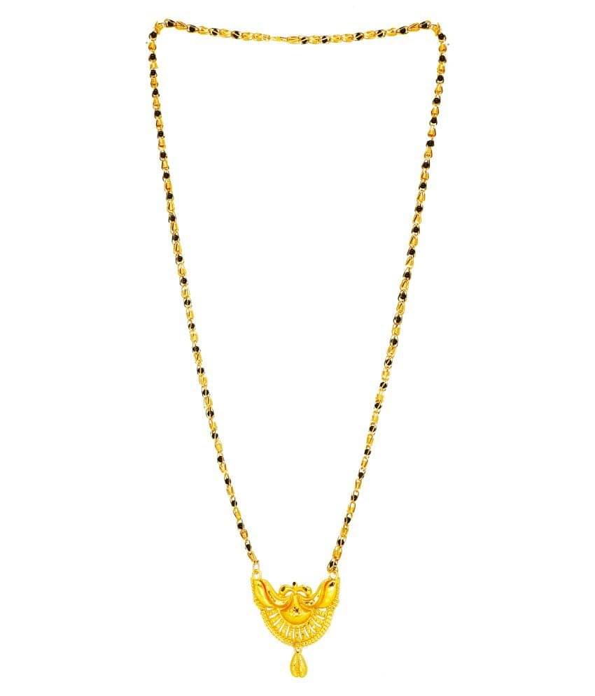 KRIMO Gold Plated Letest & Designer Mangalsutra For Women-100232 KRIMO Gold Plated Letest & Designer Mangalsutra For Women-100232