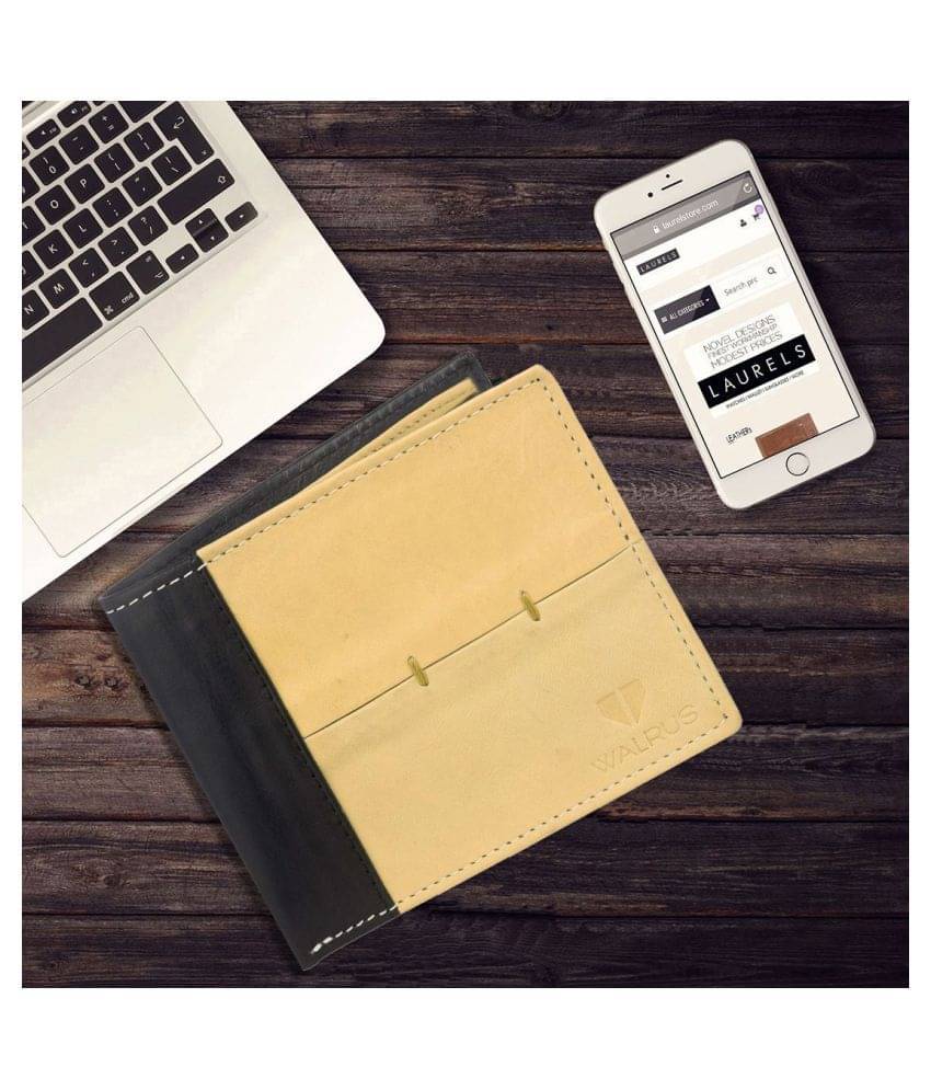     			Walrus Leather Multi Formal Regular Wallet
