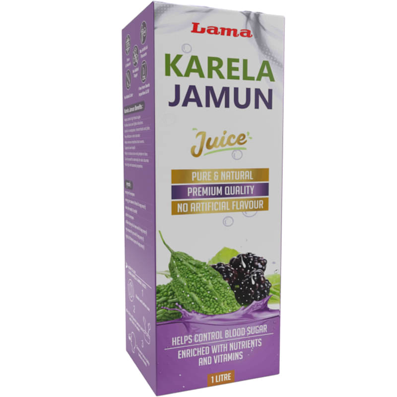     			lama Karela Jamun Juice Liquid 1000 ml Pack Of 2