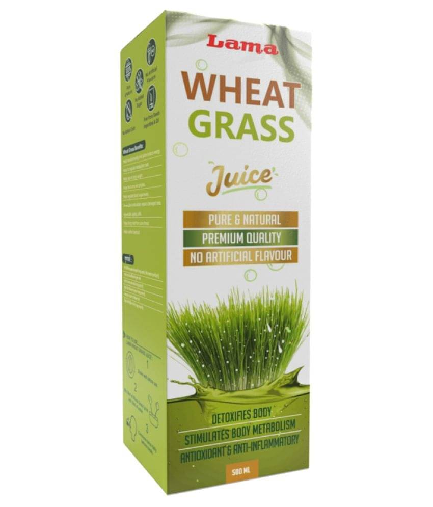     			lama Wheat Grass Juice Liquid 500 ml Pack Of 2