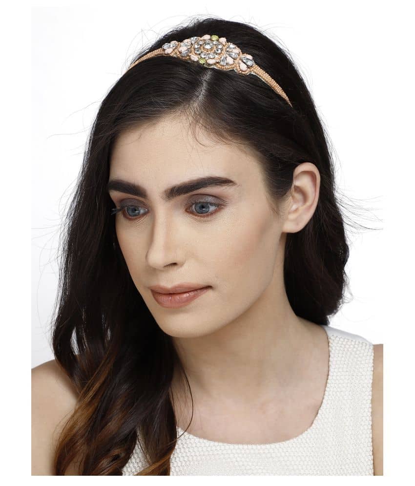 Anekaant PeachPuff Casual Hair Band - Jewellery Sets | Buy online on ZillyBuy