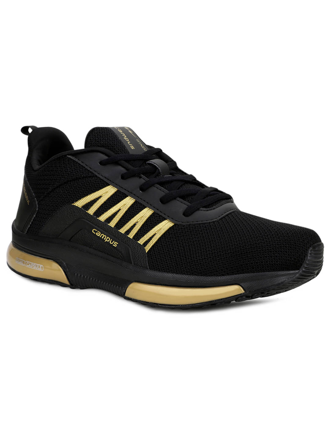 Campus Brazil Pro Black Running Shoes     			Campus Brazil Pro Black Running Shoes