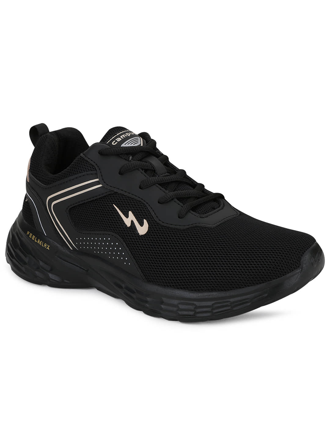 Campus KOSMO PRO Black  Men's Sports Running Shoes - Sports Shoes | Buy online on ZillyBuy
