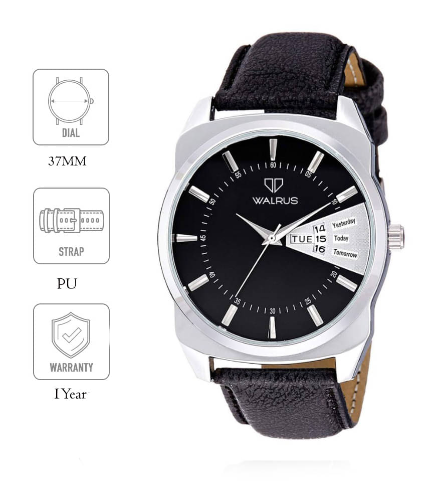     			Walrus LO-INC-202WAS PU Analog Men's Watch