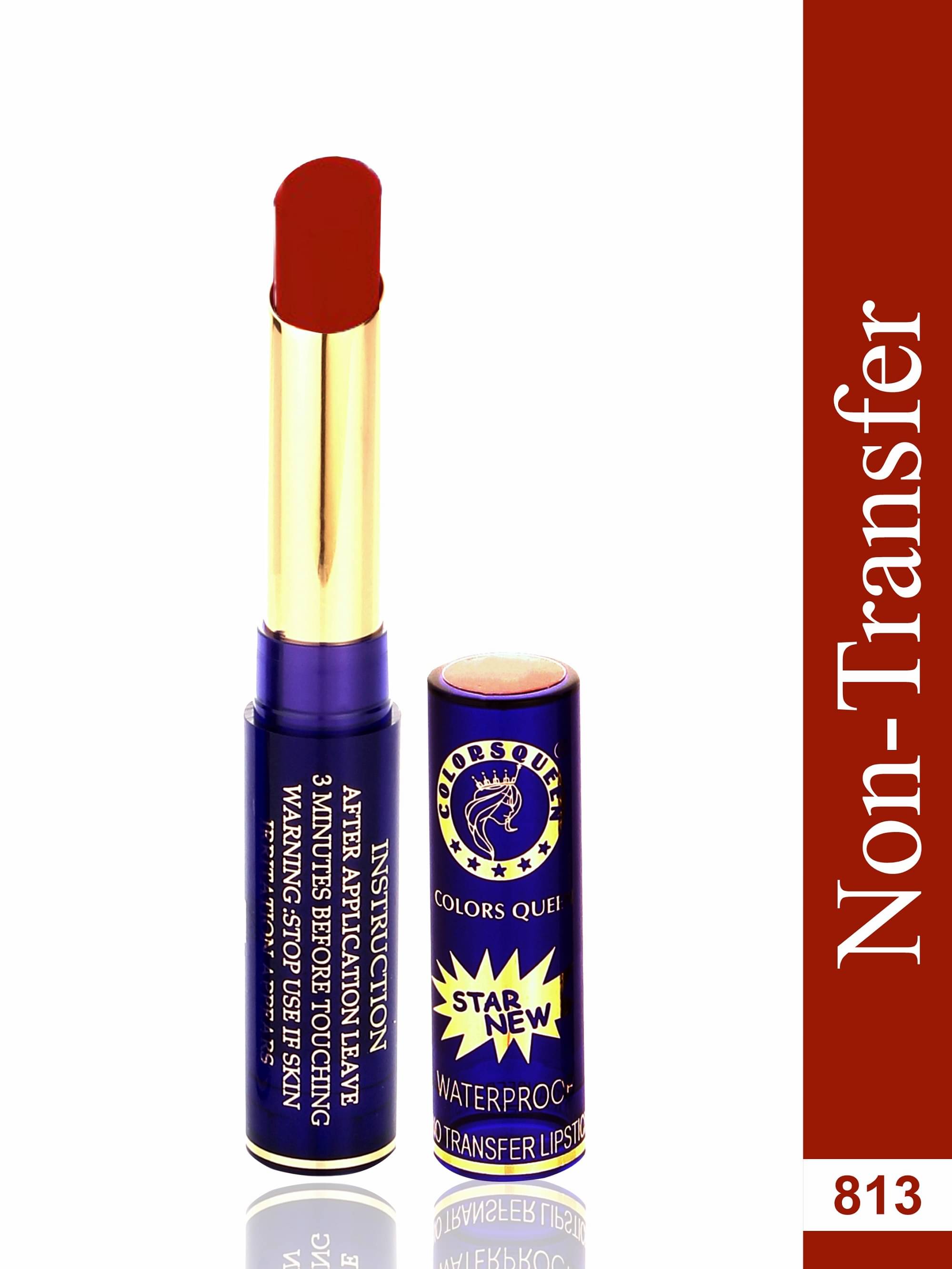     			Colors Queen No Transfer 18 Hours Stay Lipstick 2.4g, Sexy Red (Pack of 1)