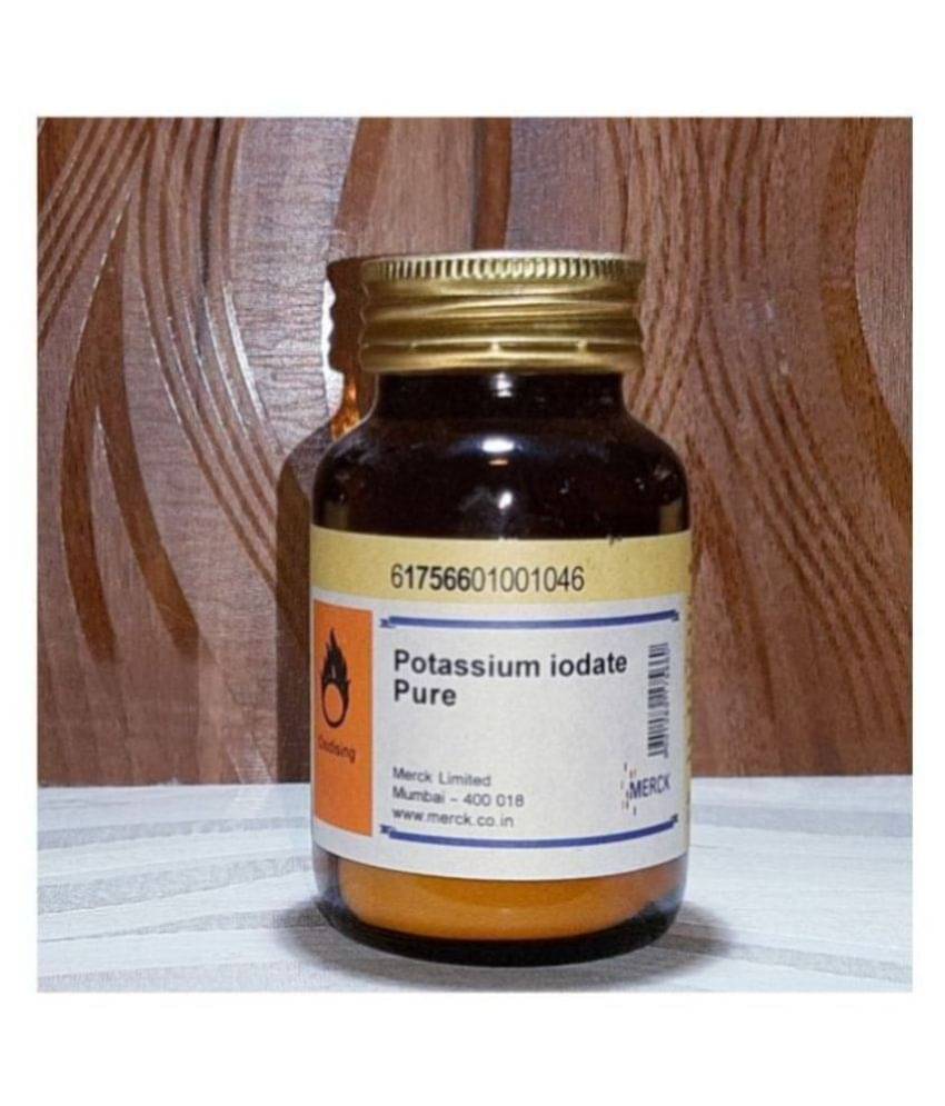     			MERCK   POTASSIUM IOD-ATE  PURE  100GM