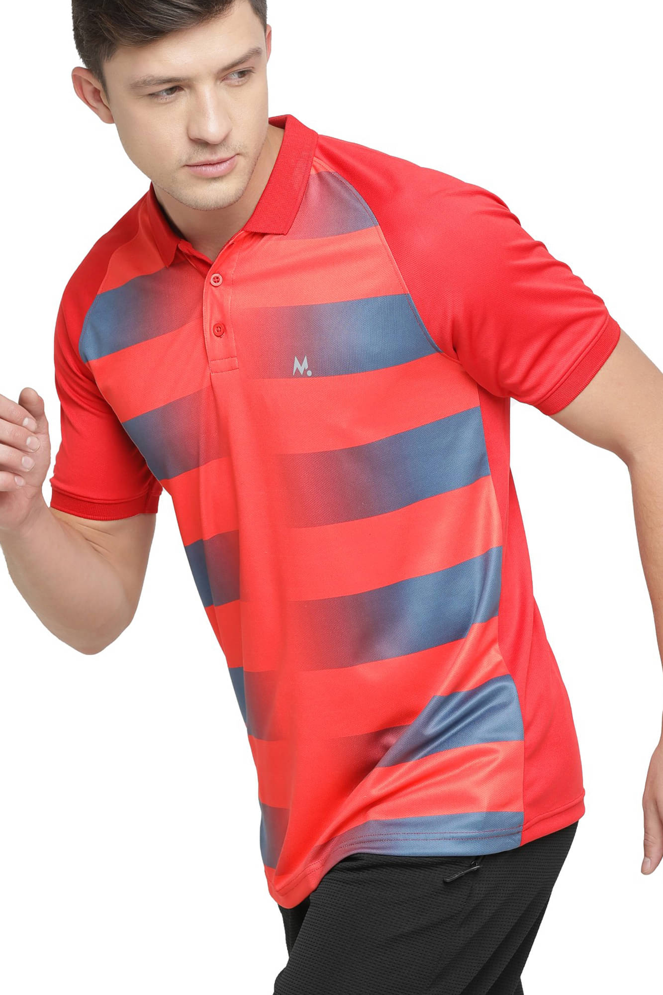    			Maniac - Multicolor Cotton Slim Fit Men's Polo T Shirt ( Pack of 1 )