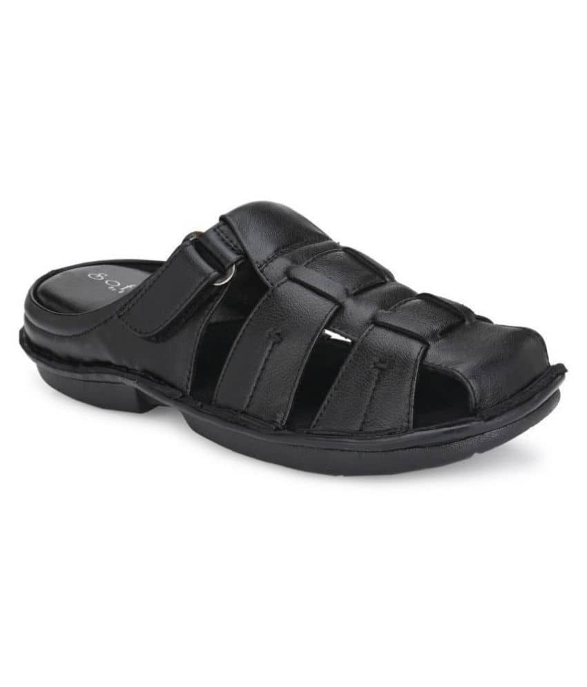 softio Black Flip Flops