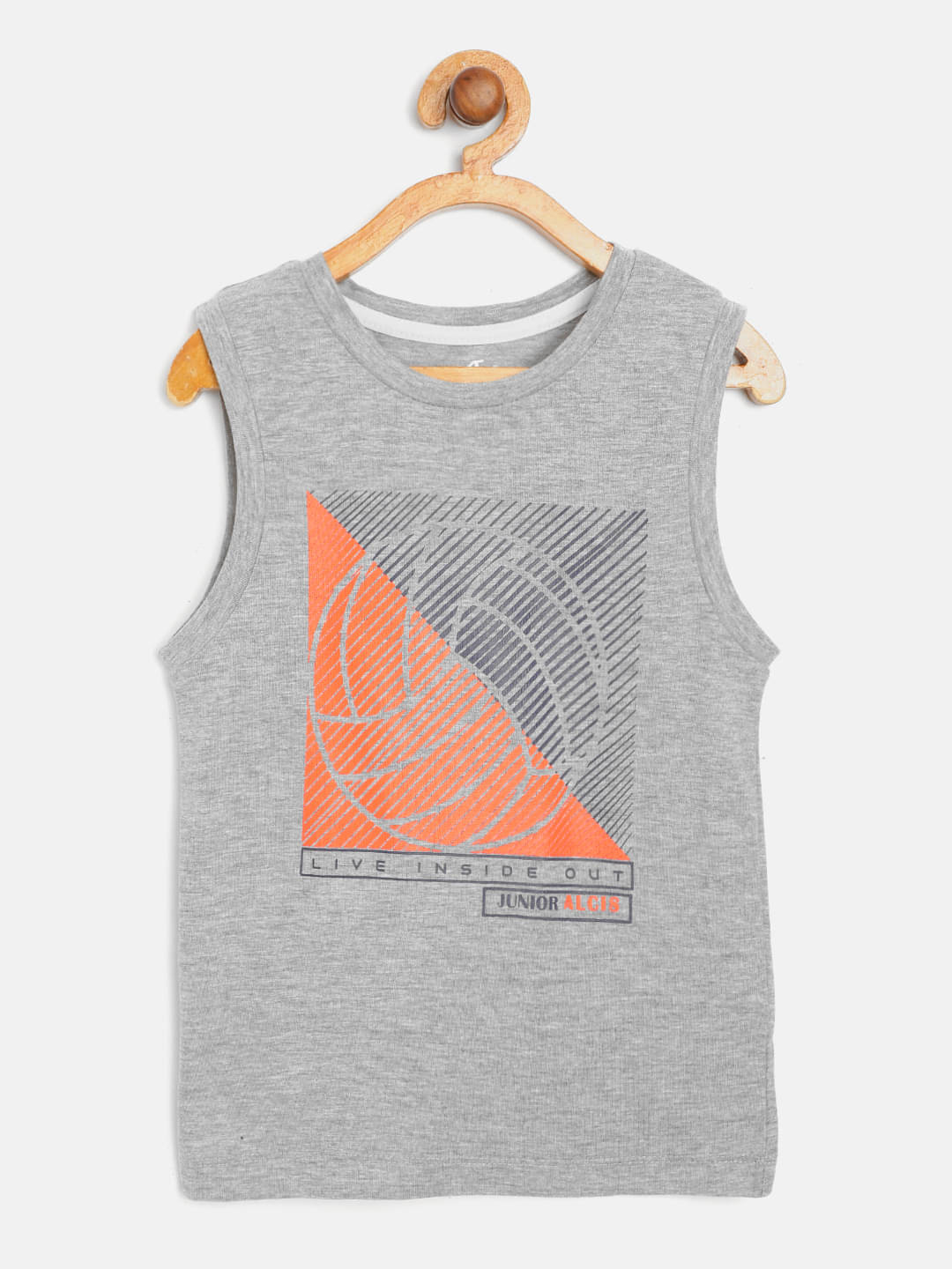     			Alcis Pack of 1 Boys Cotton T-Shirt ( Gray )