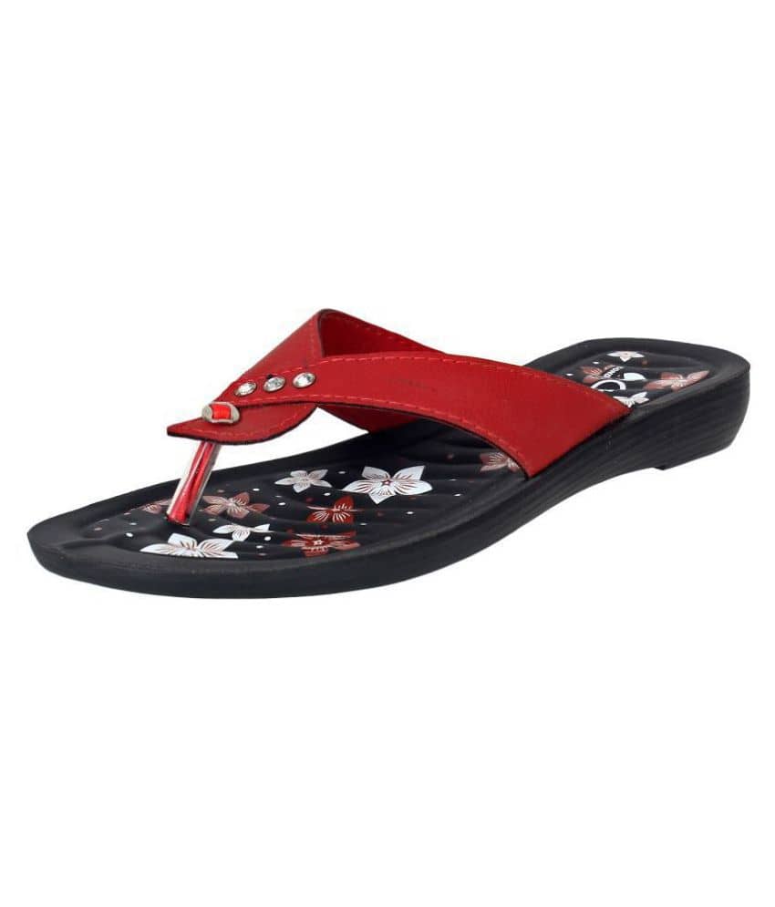 Chips Red Flats