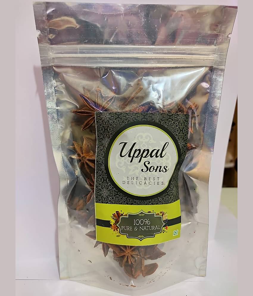 UPPAL SONS - 100 gm Chakra Phool (Star Anise) (Pack of 1)