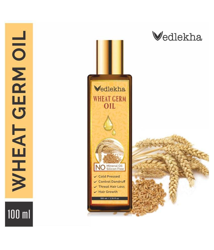     			Vedlekha 100% Pure & Natural Wheatgerm Oil For Hair Growth- 100 mL