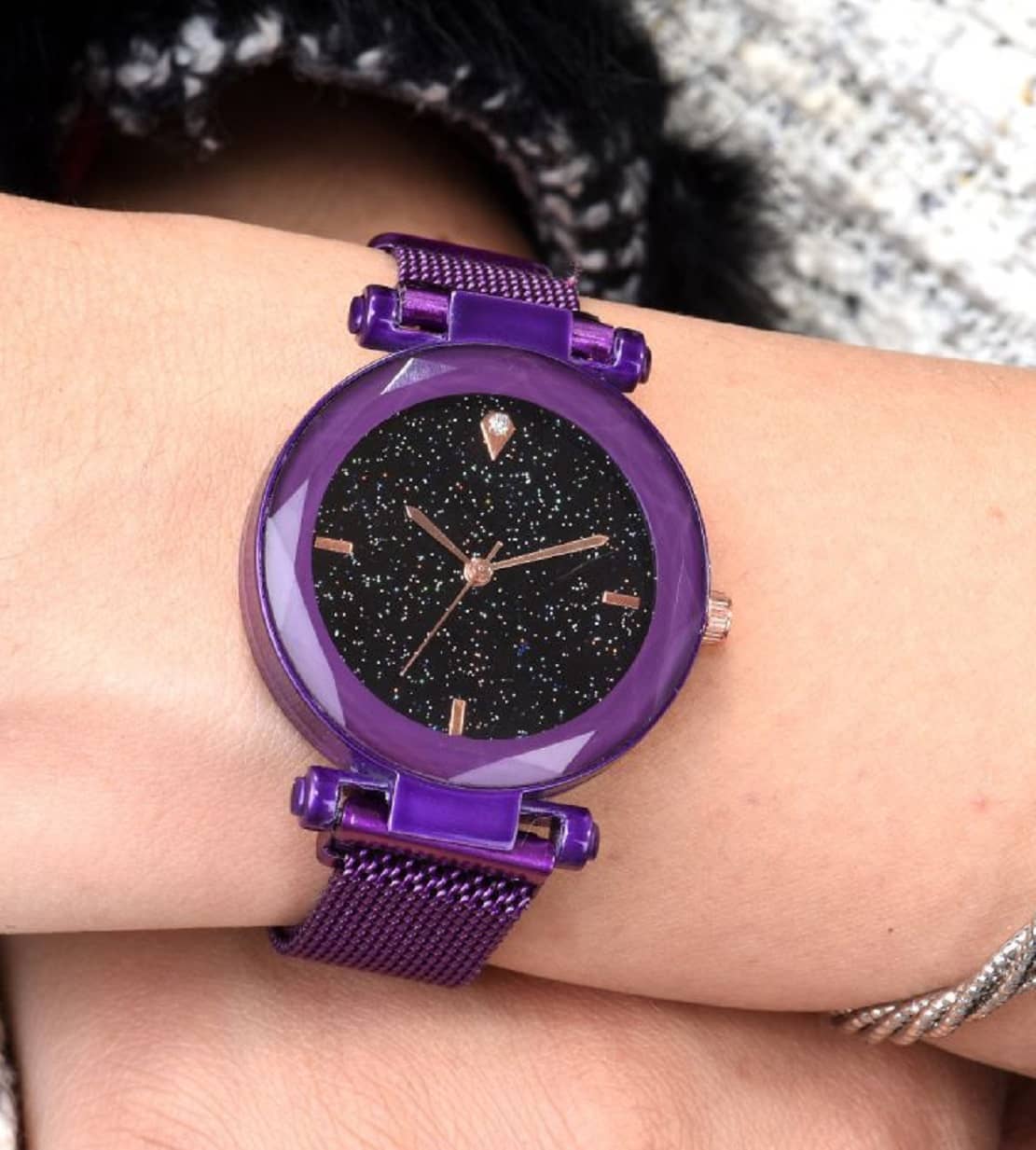 DECLASSE - Purple Metal Analog Womens Watch