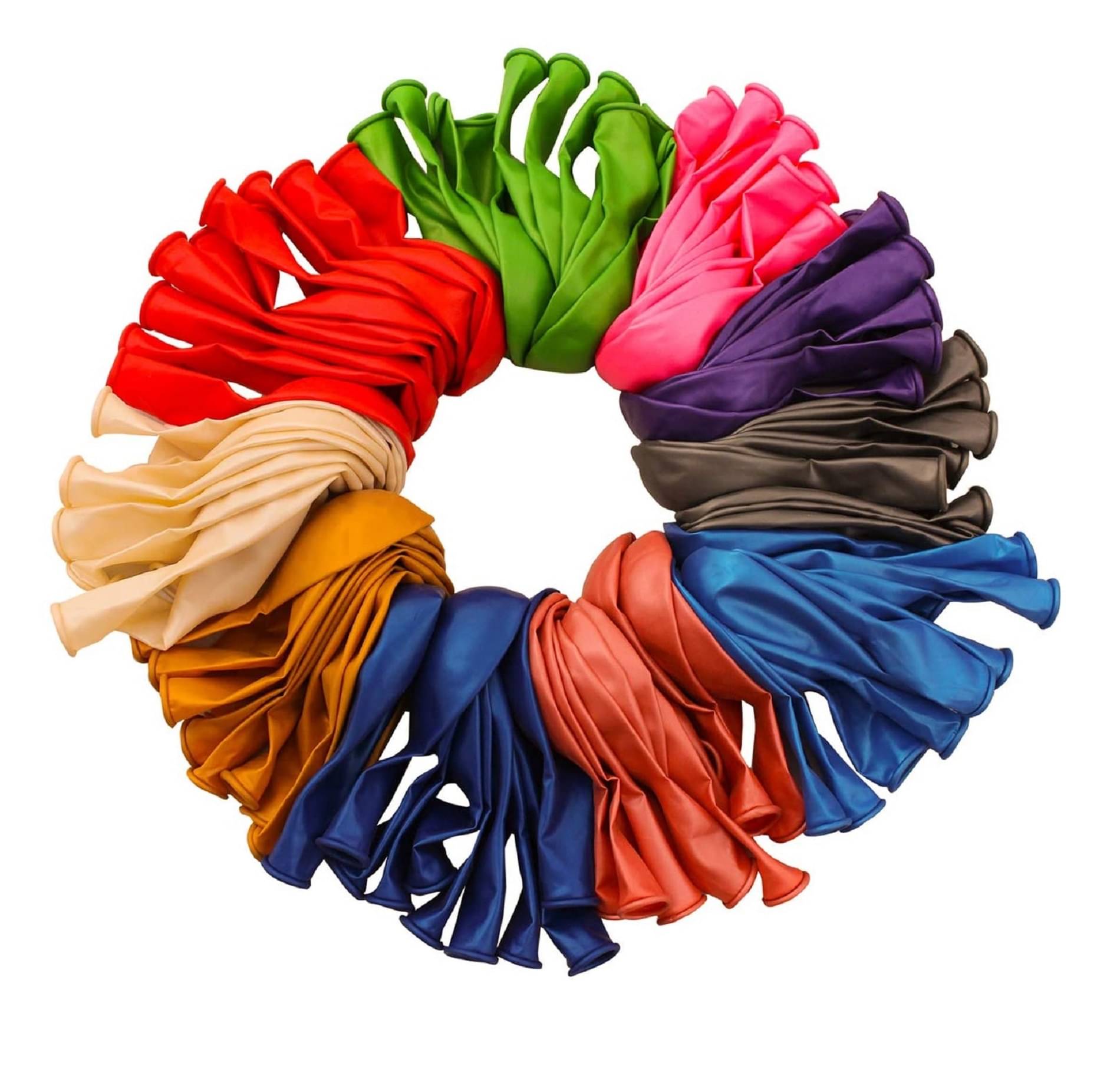     			ZYOZI™ 100pcs Latex Balloons, 12inch Multicolor to Celebrate Latex Balloons, Premium Thick Balloons for Birthday/baby shower/Party/Christmas/Wedding and Holidays