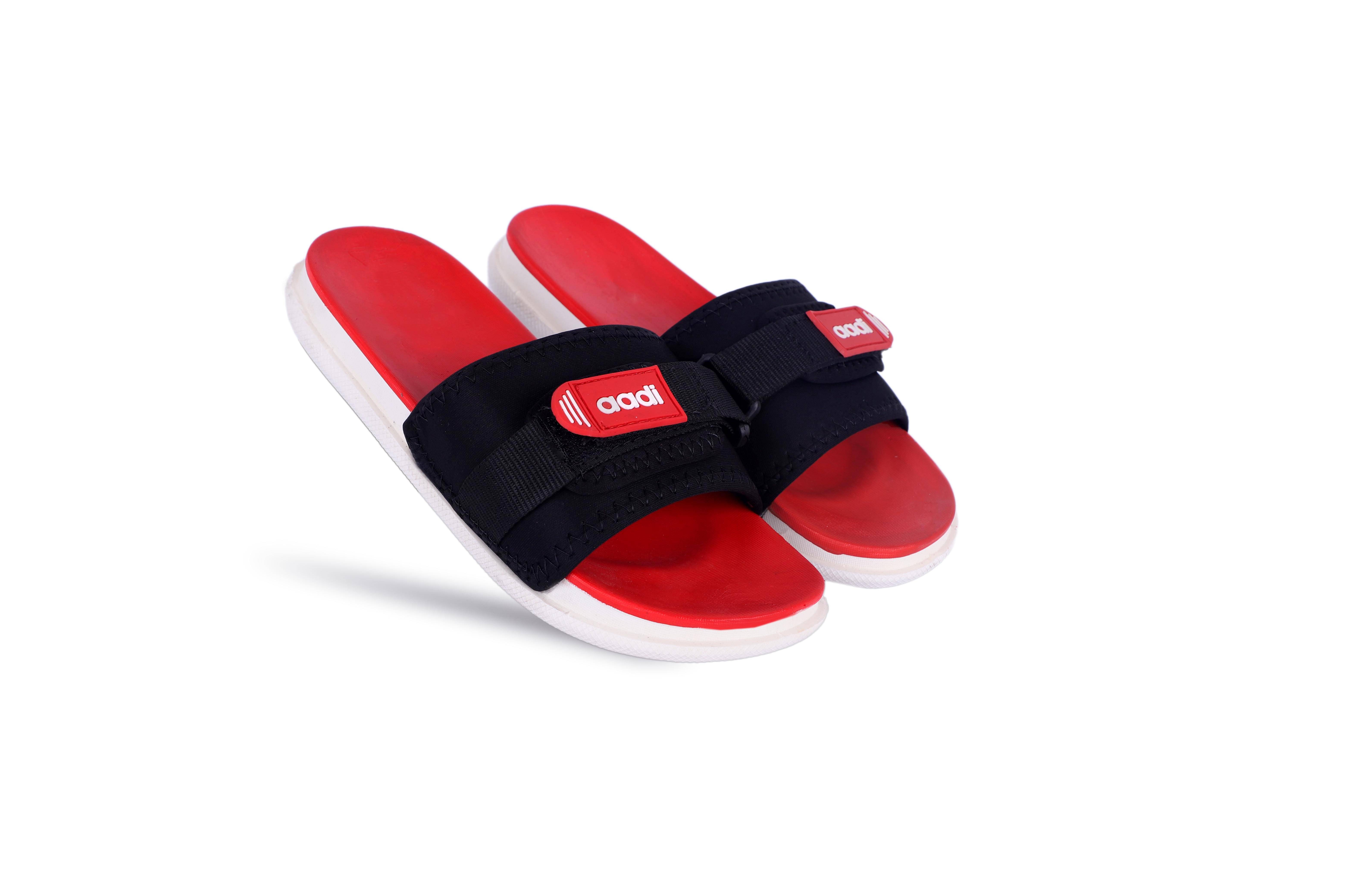     			Aadi Red Daily Slippers