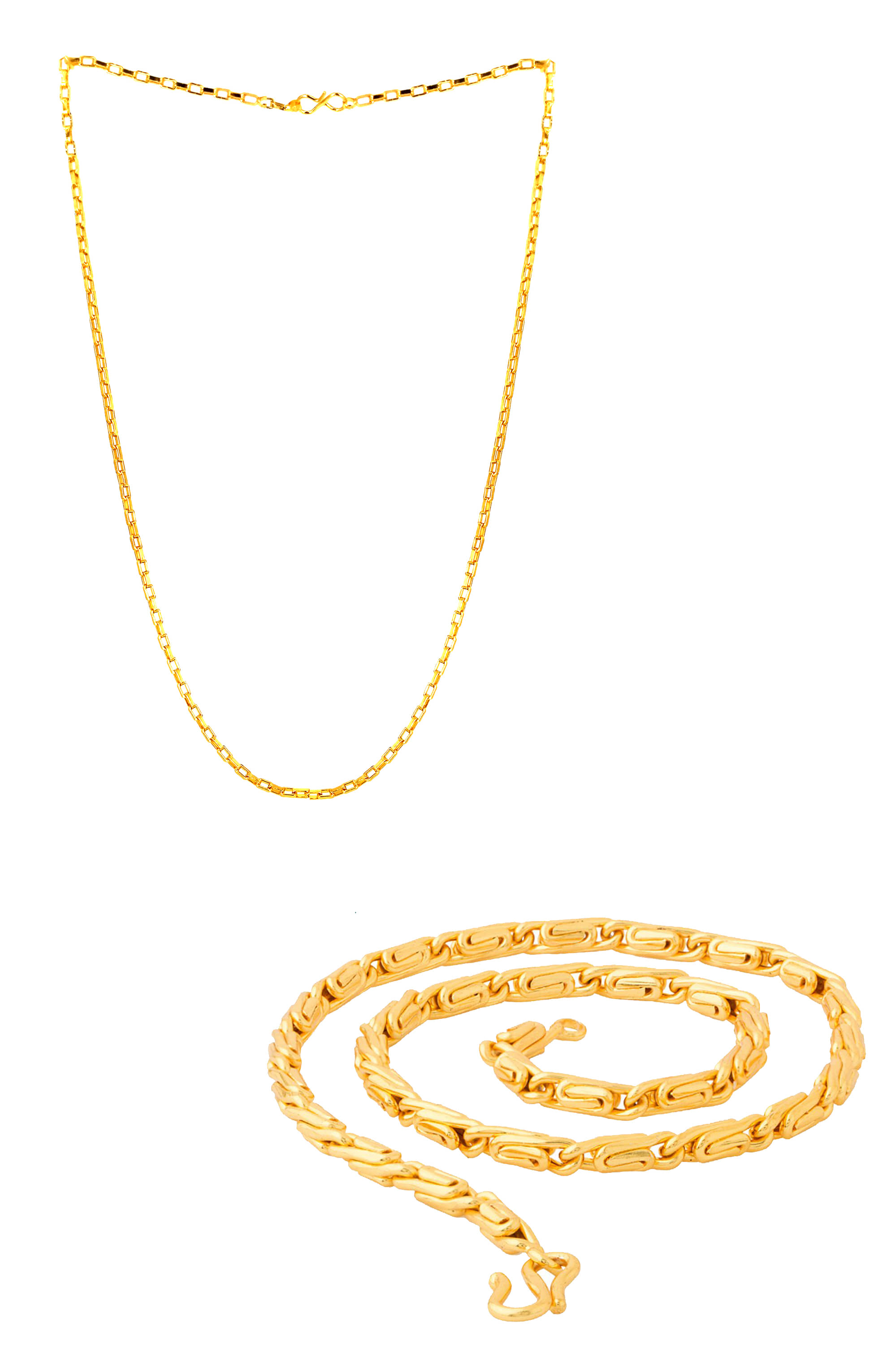 KRIMO Gold Plated Chain ( Set of 1 )