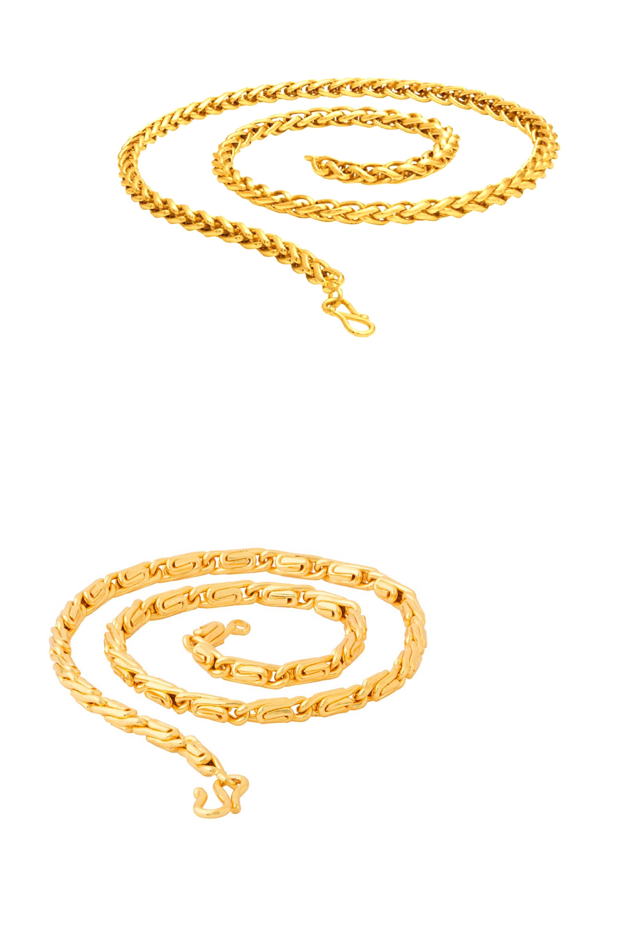 KRIMO Gold Plated Chain ( Set of 1 )