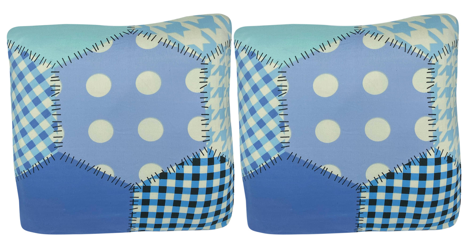House Of Quirk Set of 2 Polyester Cushion Covers 40X40 cm (16X16) House Of Quirk Set of 2 Polyester Cushion Covers 40X40 cm (16X16)