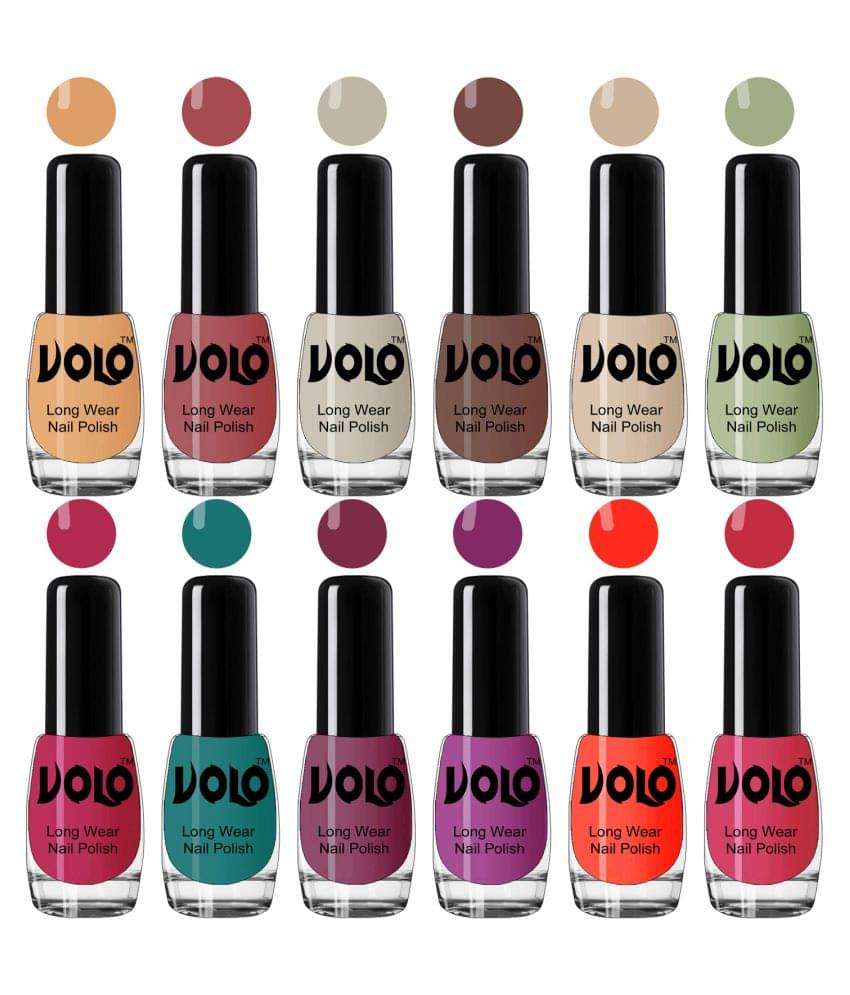 VOLO True Wear High Gloss Impresso Nail Polish Sets of 12 Multi Glossy 60 mL VOLO True Wear High Gloss Impresso Nail Polish Sets of 12 Multi Glossy 60 mL